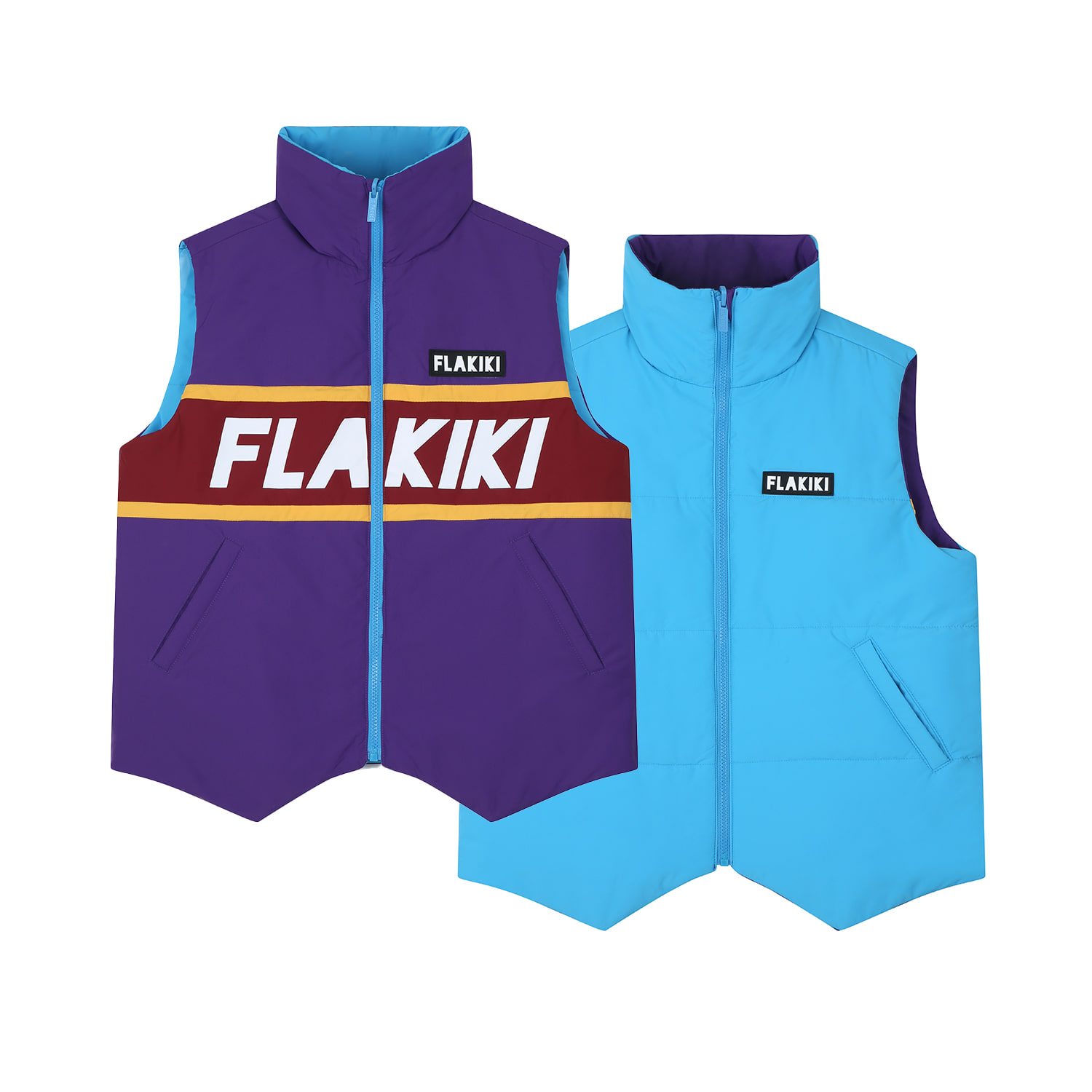 FLAKIKI 90&#039;S REVERSIBLE VEST_BLUE